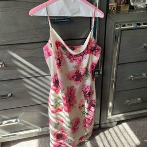 NWT express silky floral print dress